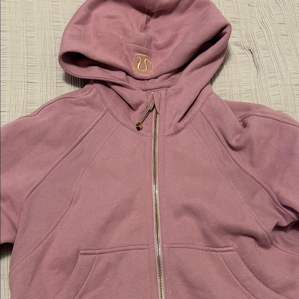 Lululemon Scuba Hoodie with Gold Logo